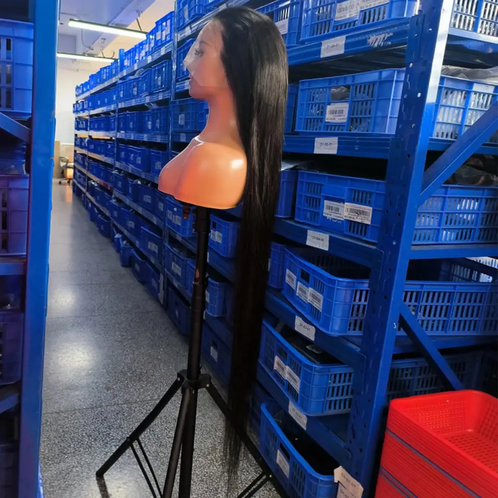 300% High Density 13x6 Bone Straight Hd Lace Front Wig Brazilian 40 46 Inch 13x4 360 Full Lace Frontal Human Hair Wigs For Women