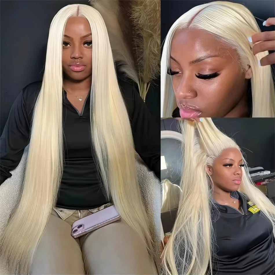 30 40 Inch 613 Hd Lace Front Wig 13x6 220 Density Honey BlondeTransparent Human Hair Wigs 13x4 Colored Straight Lace Frontal Wig