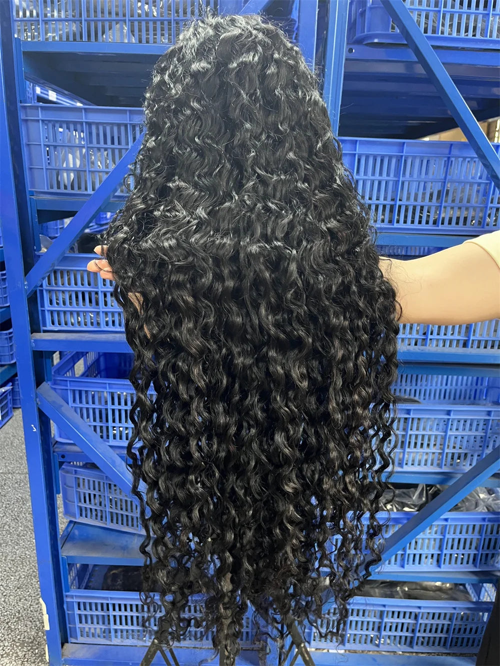 300% 13X6 13X4 HD Deep Wave Lace Frontal Wig Brazilian 40 46 Inch Water Curly Wear And Go 7x5 Glueless Human Hair Wigs For Women