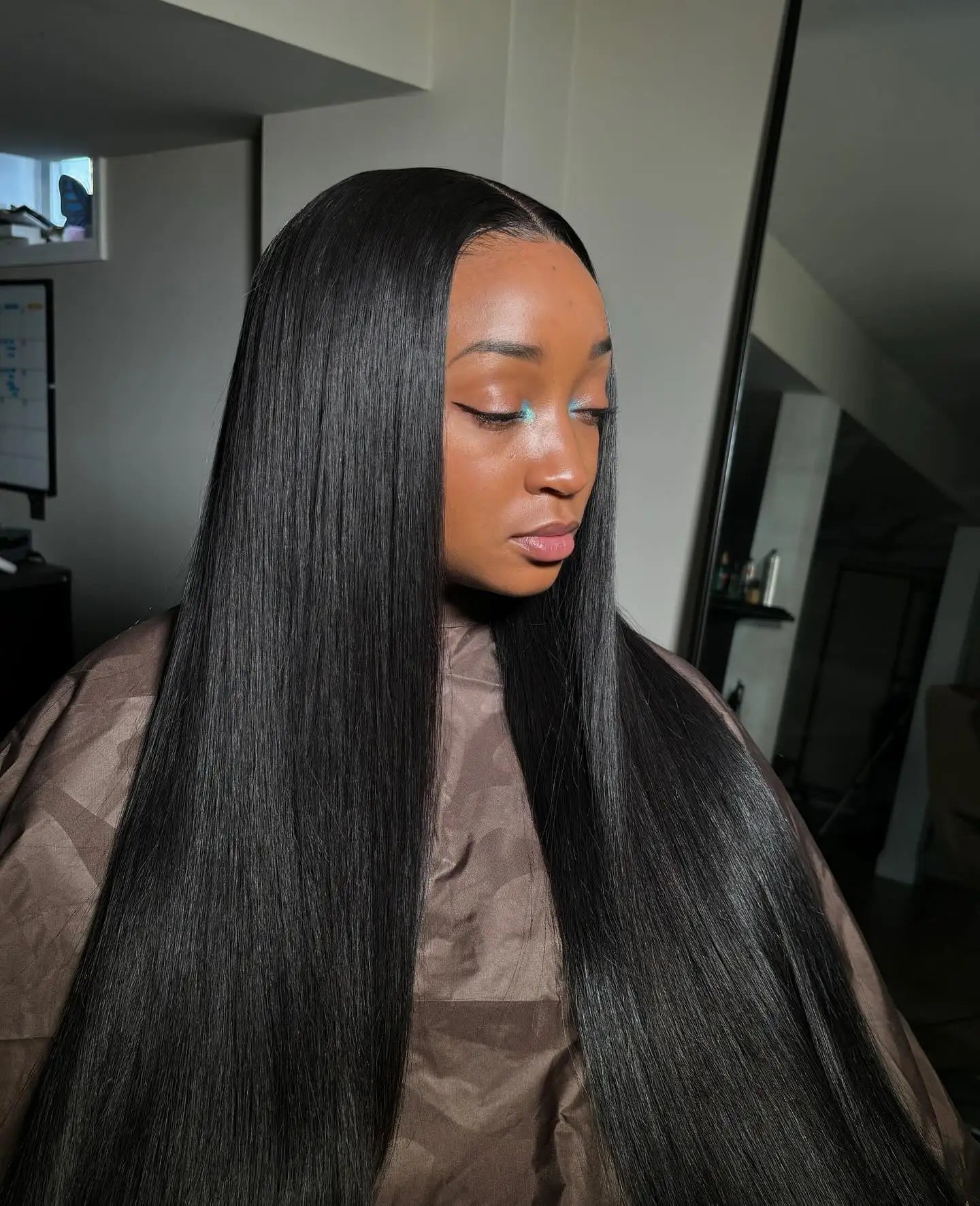 40 46 Inch Bone Straight 13x6 HD Lace Frontal Human Hair Wigs Brazilian Transparent 13x4 Lace Front Wigs For Women 300% Density