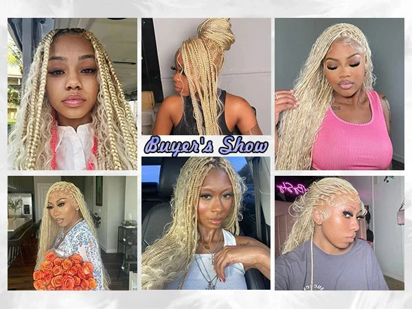 12A 613 Bulk Human Hair For Braiding Deep Wave Blonde Bulk Human Hair Extensions No Weft Human Hair Bundles For Boho Braids