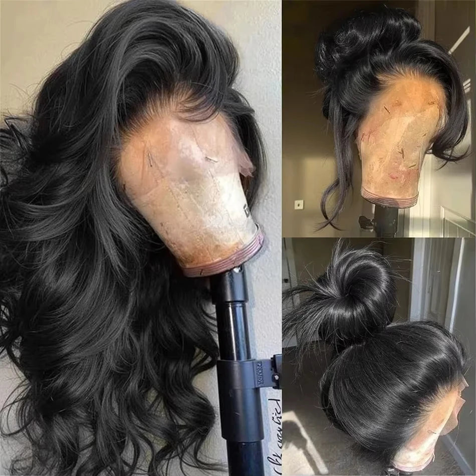 30 40 Inch Body Wave Human Hair Wigs 13x6 Hd Lace Frontal Wig Brazilian Hair Pre Plucked 200 Density Lace Front Human Hair Wig