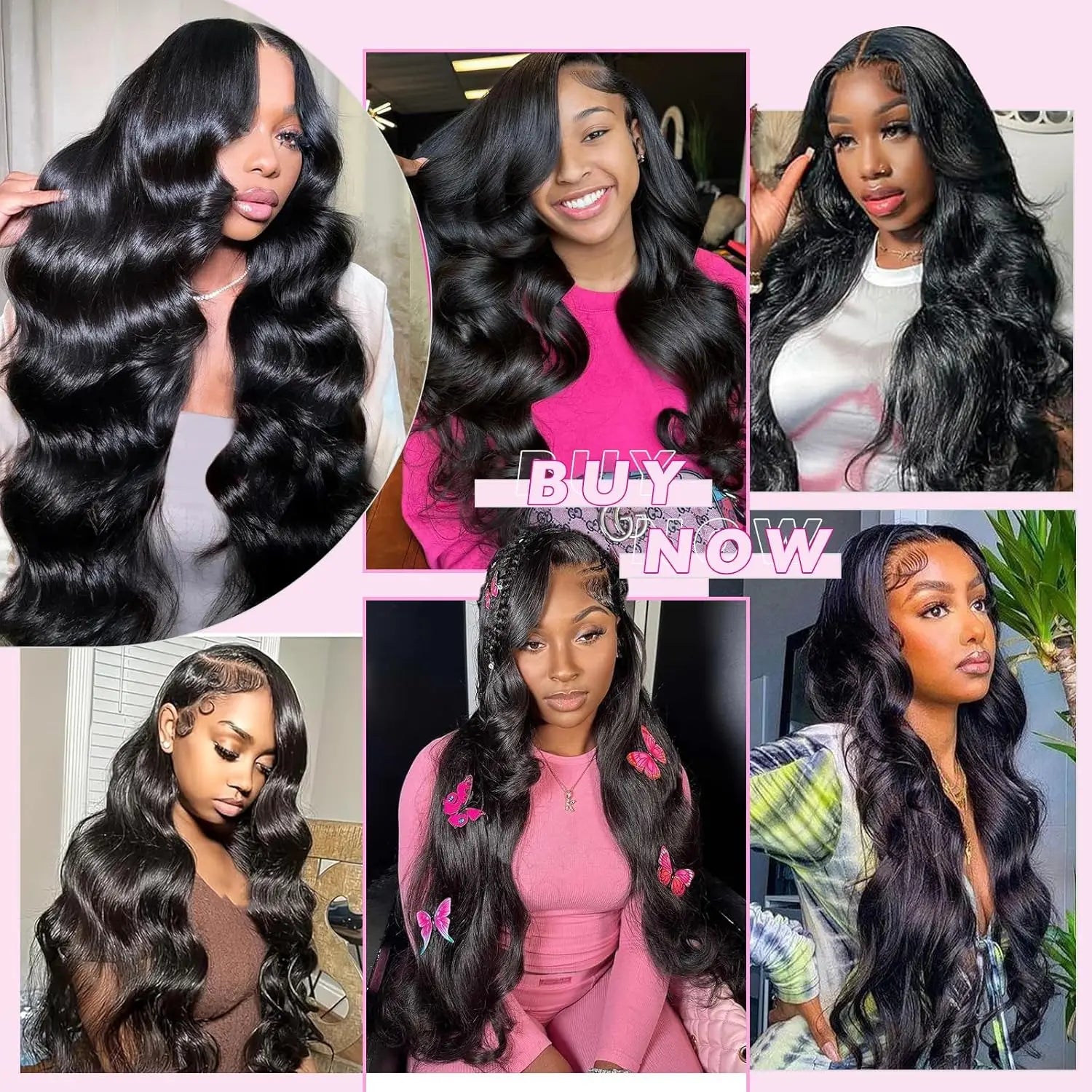 30 Inch Black Body Wave 13x6 HD Lace Frontal Wigs 200 Density 13x5 Water Wave Lace Frontal Wig 100% Human Hair Wet And Wavy