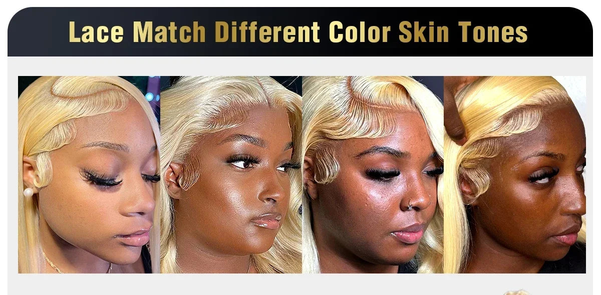 HD Transparent 613 Blonde Straight 13x6 Lace Front Human Hair Wigs 13x5 36 40 Inch Coloed Lace Frontal Wig Pre Plucked For Women