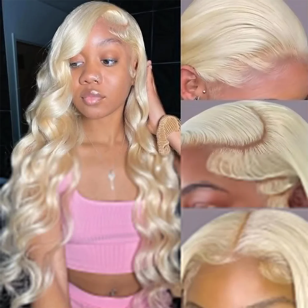 40 42 Inch Straight Blonde 613 Hd Lace Frontal Wig 13x4 Lace Front Colored Wig 13x6 Transparent Human Hair Wigs For Black Women