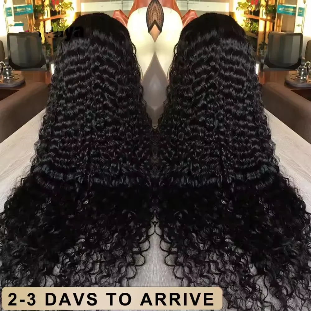 curly wig 100% human hair wigs hd lace wig 13x4 13x6 lace frontal wig deep wave water wave cheap wigs on sale for women choice
