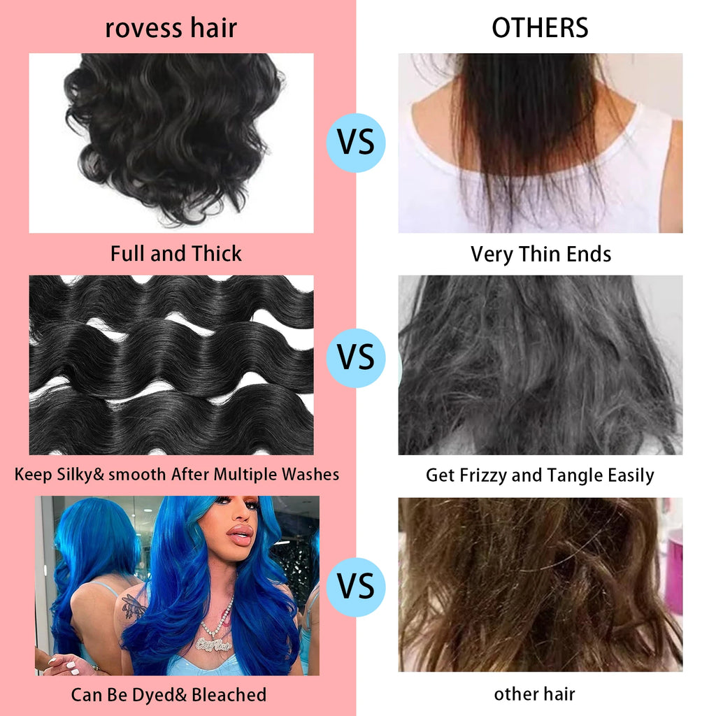 16A Body Wave Bundles 40 Inch 100% Unprocessed Remy Human Hair Bundles 3/4/5 Pcs Double Weft Virgin Raw Hair Extensions Bundle