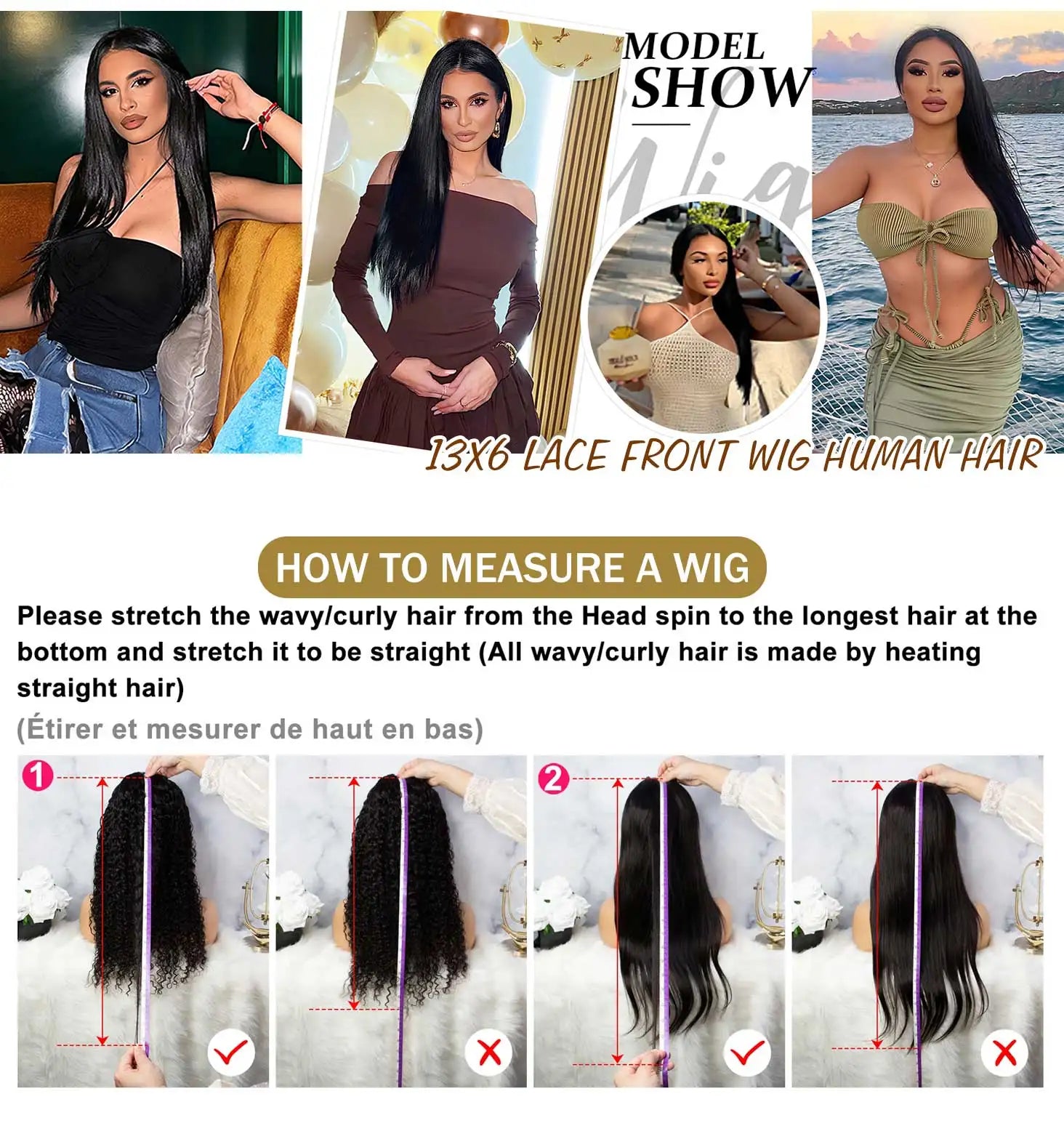 30 40 Inch Straight Human Hair Wig 13x6 250 Density HD Lace Front Transparent Human Hair Wigs Brazilian Lace Frontal Hair Wig