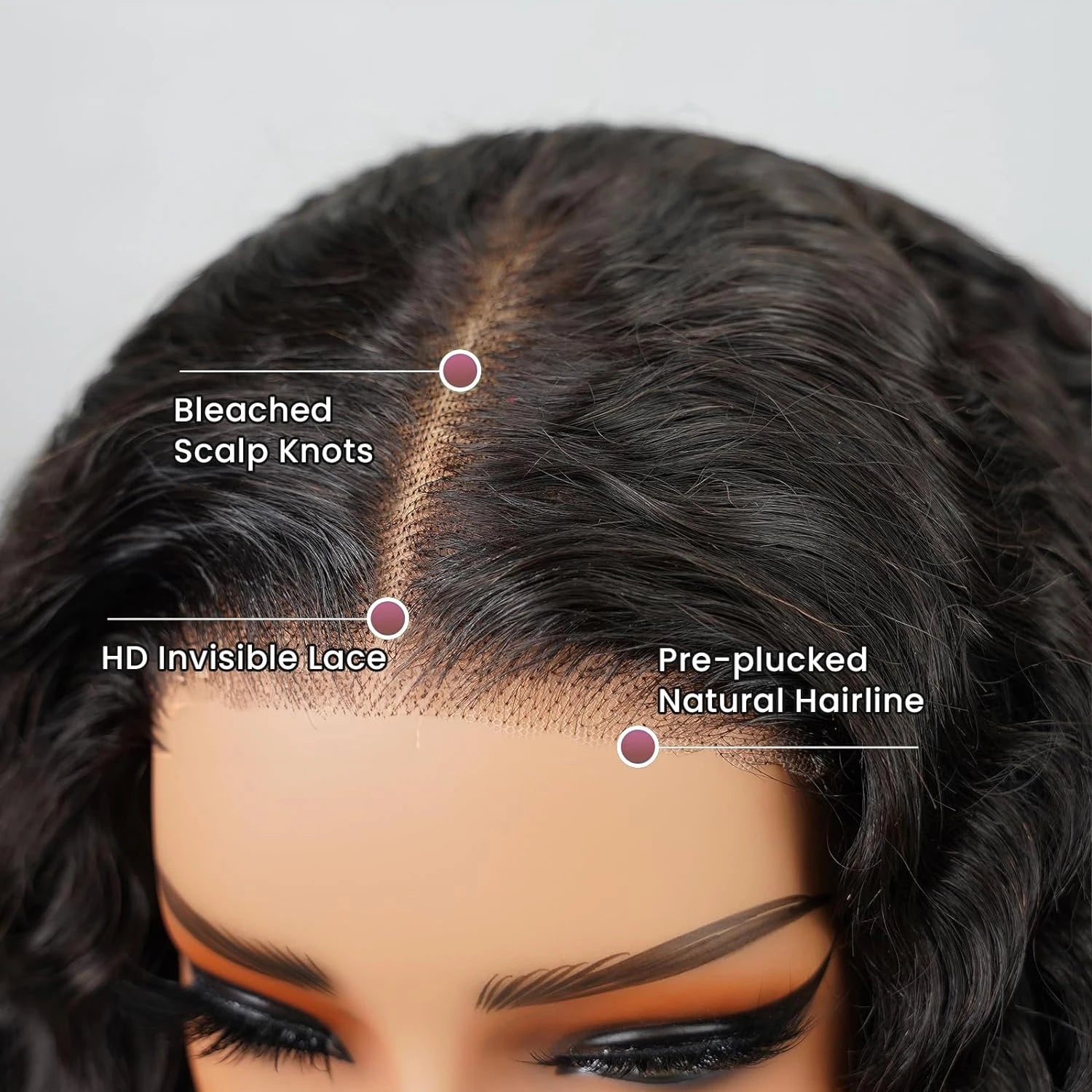 300 Density 13x6 HD Lace Frontal Glueless Wig Human Hair Deep Wave Wigs 13x4 Curly Water Wave Preplucked Brazilian Remy  Wigs