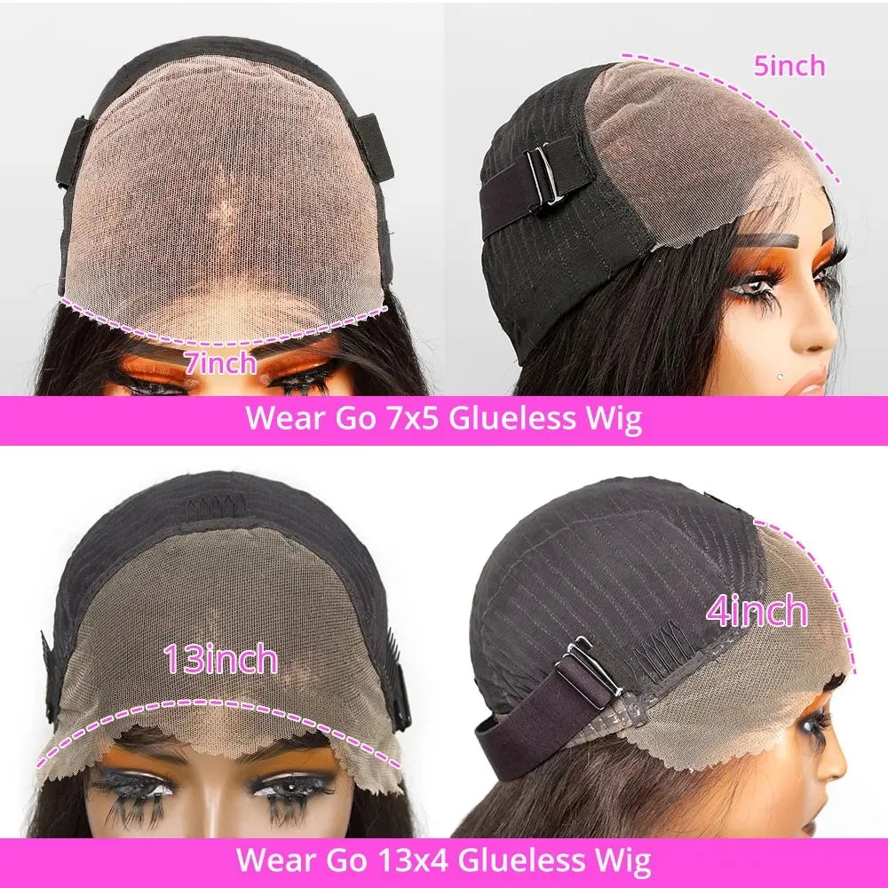 Ombre P4/27 Loose Body Wave Glueless Wig 13x4 Frontal Lace Wig 100% Human Hair Honey Blonde Highlight Wig 180% Density For Women