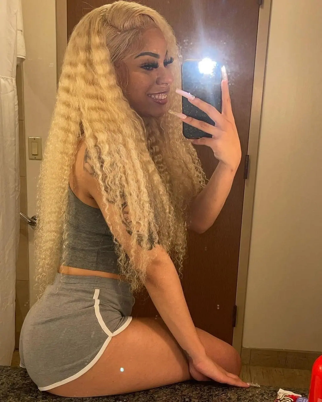 40 42 Inch 613 Honey Blonde Color Deep Wave 13x4 13x6 Hd Lace Frontal Wigs Brazilian Curly Human Hair Wigs For Women 250 Density