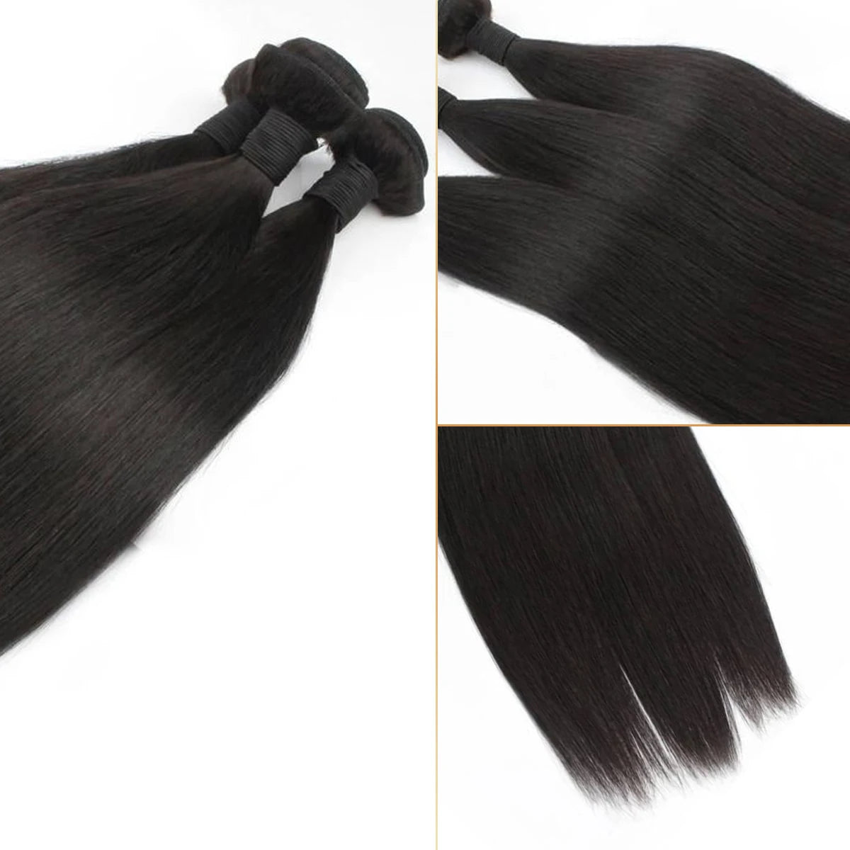 30 32 40Inch Straight Human Hair Bundles 16A 100% Unprocessed Thick Bundles Human Hair 1/4/5 Pcs Brazilian Raw Bundles For Women