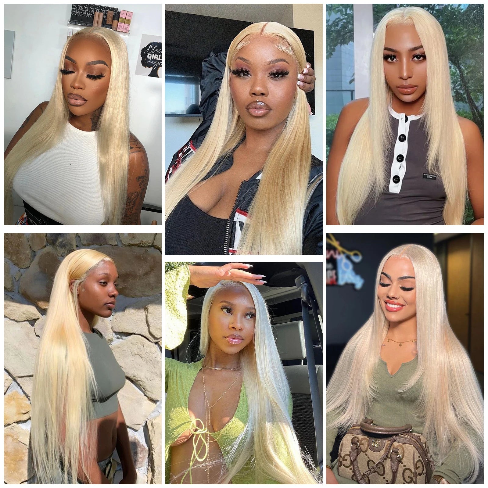 9Pcs/set  613 Clip Ins Hair Extensions 100% Real Human Hair 613 Blonde Colored Straight Clip In Hair 120G/Set Deals For Women