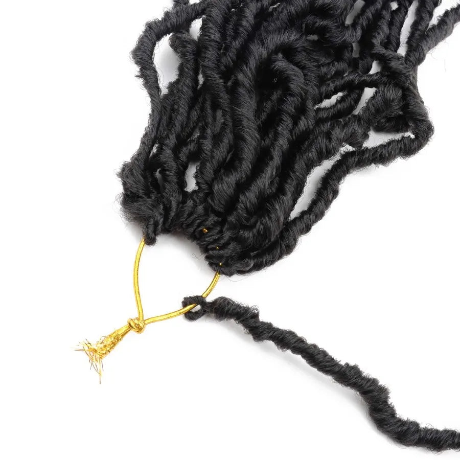 24 Inch Soft Locs Crochet Hair Pre Looped 6 Packs Faux Locs Crochet Braids Goddess Locs Dreadlocs Synthetic Hair for Black Wome