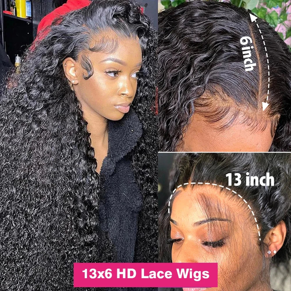 30Inch Highlight Wigs Human Hair 13x Deep Wave Lace Front Wigs Human Hair 13x5 4/27 Brown Ombre Colored Human Hair Wig For Woman