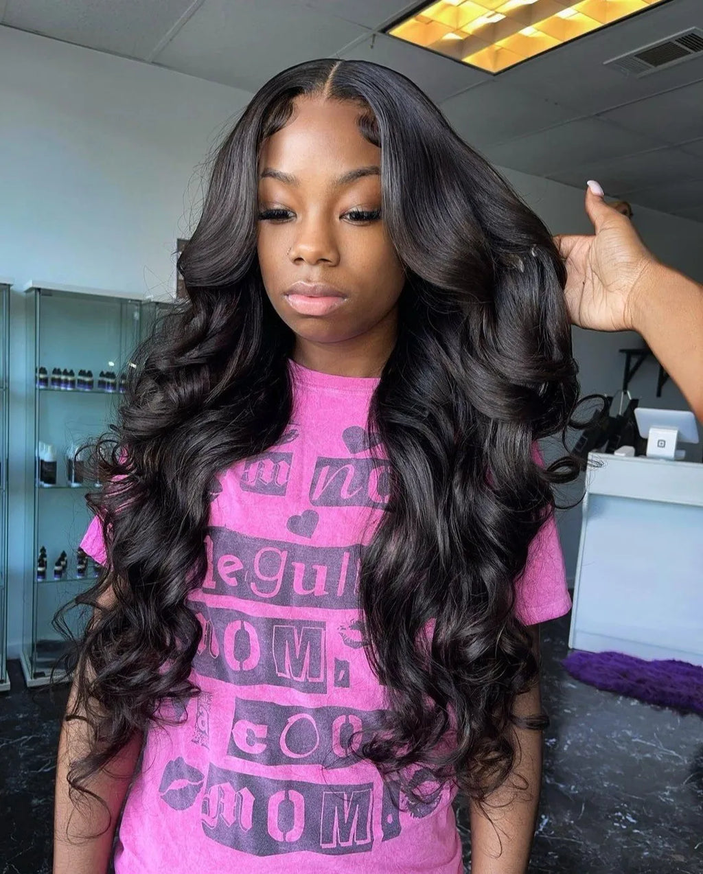 40 50 Inches Body Wave 13x6 Hd Lace Frontal Wig Human Hair 300 Density Brazilian Wavy Lace Front Wigs For Women 7x5 Glueless Wig